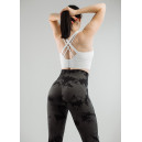 Спортивний одяг Легінси Коричнево-Чорні з Push-Up Ефектом Чорний, Коричневий