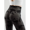 Спортивний одяг Легінси Коричнево-Чорні з Push-Up Ефектом Чорний, Коричневий