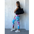 Спортивний одяг Легінси Різнокольорові з Push-Up Ефектом Різнокольорові