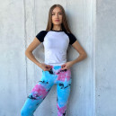 Спортивний одяг Легінси Різнокольорові з Push-Up Ефектом Різнокольорові