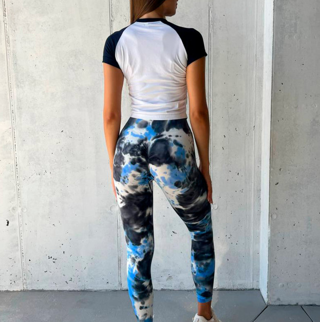 Легінси Різнокольорові з Push-Up Ефектом