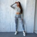 Спортивний одяг Легінси Сірі з Push-Up Ефектом Сірий