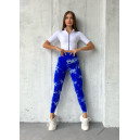 Спортивний одяг Легінси Сині з Push-Up Ефектом Cиній