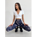 Спортивний одяг Легінси Темно Сині з Push-Up Ефектом Cиній