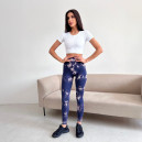 Спортивний одяг Легінси Темно Сині з Push-Up Ефектом Cиній