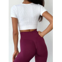 Спортивний одяг Легінси Бордові з Push-Up Ефектом Бордовий