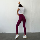 Спортивний одяг Легінси Бордові з Push-Up Ефектом Бордовий