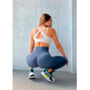 Спортивний одяг Легінси Темно Сірі з Push-Up Ефектом Сірий