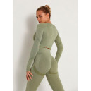 Спортивний одяг Легінси Оливкові з Push-Up Ефектом Оливковий