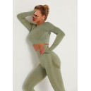 Спортивний одяг Легінси Оливкові з Push-Up Ефектом Оливковий