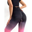 Спортивная одежда Легінси Чорно-Рожеві з Push-Up Ефектом Разноцветные