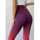 Спортивная одежда Легінси Фіолетово-Червоні з Push-Up Ефектом Красный, Фиолетовый
