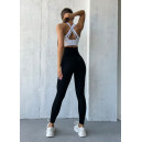 Спортивная одежда Легінси Чорні Yimria Unique з Push-Up Ефектом та Корсетом Черный
