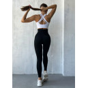 Спортивная одежда Легінси Чорні Yimria Unique з Push-Up Ефектом та Корсетом Черный