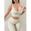 Спортивний одяг Легінси Білі з Push-Up Ефектом Білий