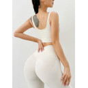 Спортивний одяг Легінси Білі з Push-Up Ефектом Білий