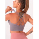 Спортивний одяг Топ Спортивний Сірий Сірий