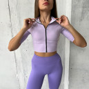 Кофти Кофта на Блискавці Фіолетова Фіолетовий