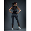 Спортивная одежда Топ Спортивний Чорно Сірий Серый