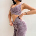 Спортивная одежда Топ Спортивний Рожево Сірий Серый, Розовый