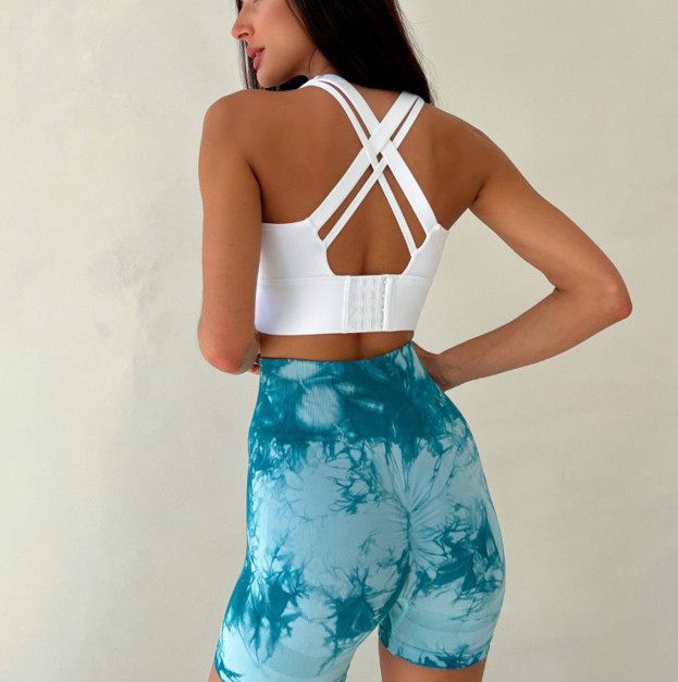 Спортивні Шорти Бірюзові з Push-Up Ефектом