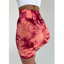Shorts Спортивні Шорти Персиково-Бордові з Push-Up Ефектом Burgundy, Orange