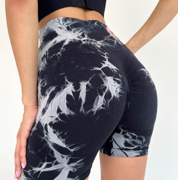 Спортивні Шорти Чорні з Push-Up Ефектом