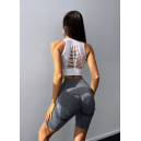 Шорты Спортивні Шорти сірі з Push-Up Ефектом Серый