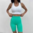 Шорты Спортивні Шорти Зелені з Push-Up Ефектом Зеленый