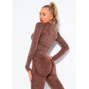 Кофти Рашгард Коричневий Коричневий