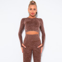 Кофти Рашгард Коричневий Коричневий