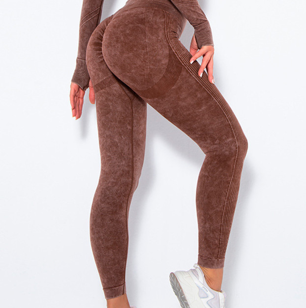 Легінси Коричневі з Push-Up Ефектом