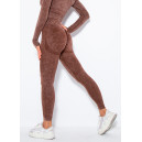 Спортивний одяг Легінси Коричневі з Push-Up Ефектом Коричневий