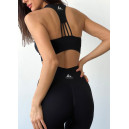 Sportswear Топ Спортивний Чорний Naqiyayabei Black