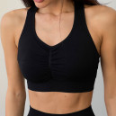 Sportswear Топ Спортивний Чорний Naqiyayabei Black