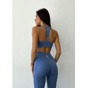 Sportswear Топ Спортивний Голубий Naqiyayabei Blue