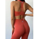 Спортивная одежда Топ Спортивний Помаранчевий Naqiyayabei Оранжевый