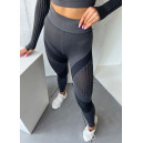 Спортивний одяг Легінси Темно Сірі з Push-Up Ефектом Сірий