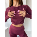 Кофти Рашгард Бордовий Бордовий