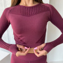 Кофти Рашгард Бордовий Бордовий