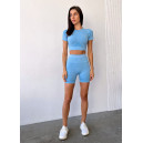 Sportswear Кроп Топ Спортивний Голубий Blue