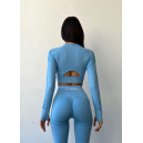 Кофти Рашгард Голубой Блакитний