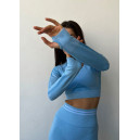 Кофти Рашгард Голубой Блакитний