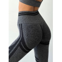 Спортивний одяг Легінси Темно Сірі з Push-Up Ефектом Сірий