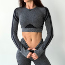 Спортивний одяг Легінси Темно Сірі з Push-Up Ефектом Сірий