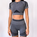 Shorts Спортивні Шорти Темно Сірі з Push-Up Ефектом Grey