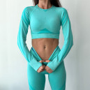 Кофти Рашгард Бірюзовий Бірюзовий