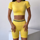 Shorts Спортивні Шорти Жовті з Push-Up Ефектом Yellow