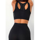 Спортивний одяг Топ Спортивний Чорний Чорний