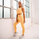 Sportswear Легінси Жовтий в Рубчик з Push-Up Ефектом Yellow